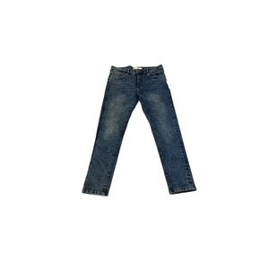 Refinery Republic Mens Slim Straight Acid Wash Blue Denim Jeans‎ Pants 34x32